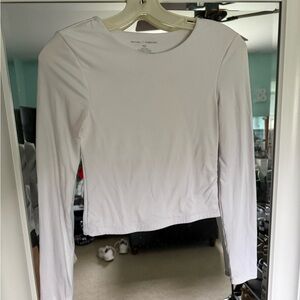White Long Sleeve Top